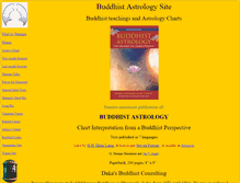 Tablet Screenshot of buddhistastrology.com